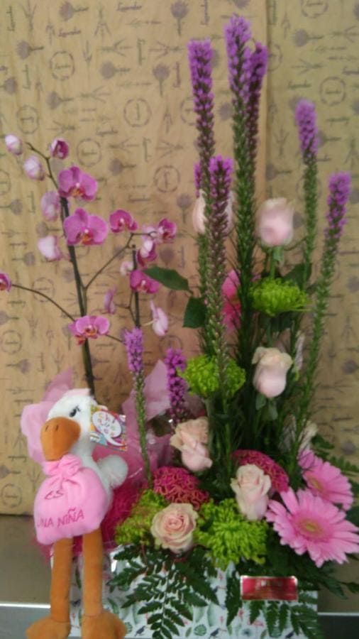 Floristería Hedu ramo de flores con peluche